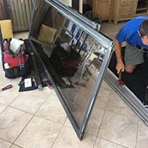 sliding glass door frame repair North Fort Myers